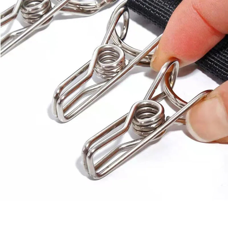 Foldable Baseball Hat Hanger Steel Clips 10 Clips