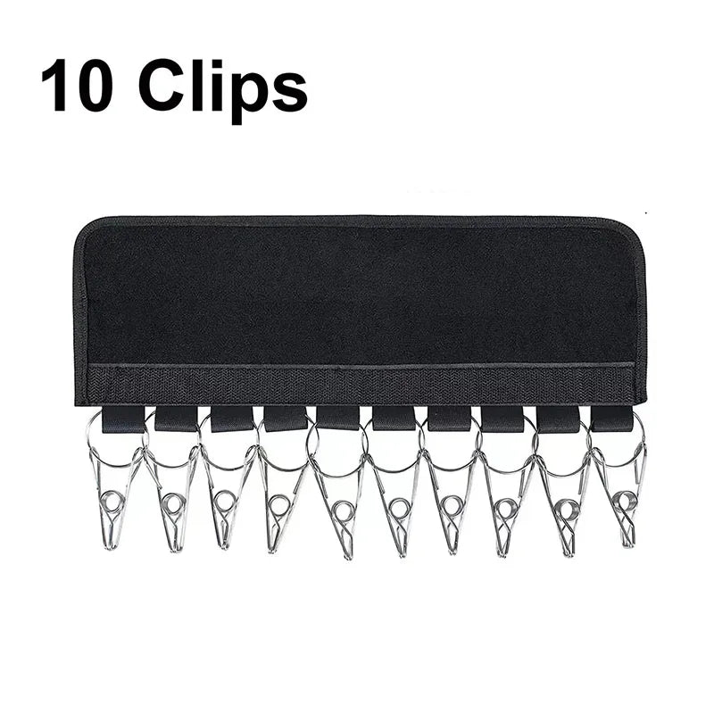 Foldable Baseball Hat Hanger Steel Clips 10 Clips