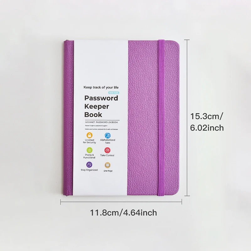 A6 Password Book Keeper
