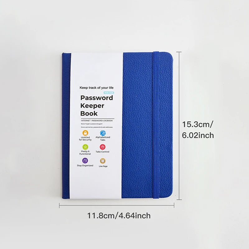 A6 Password Book Keeper