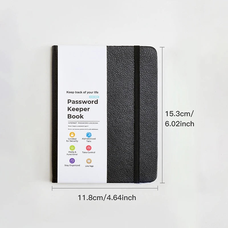 A6 Password Book Keeper
