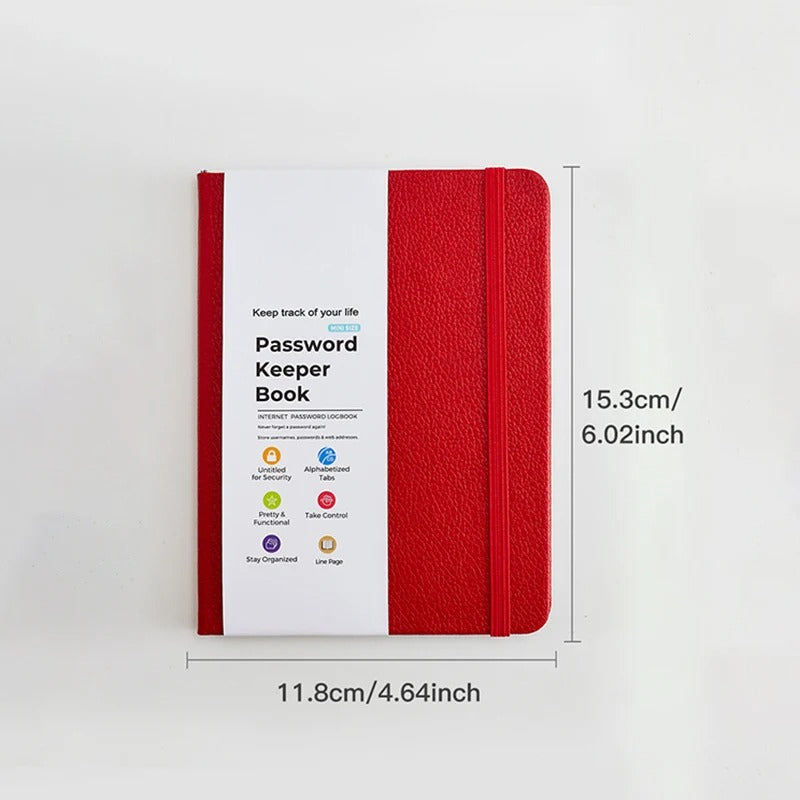 A6 Password Book Keeper