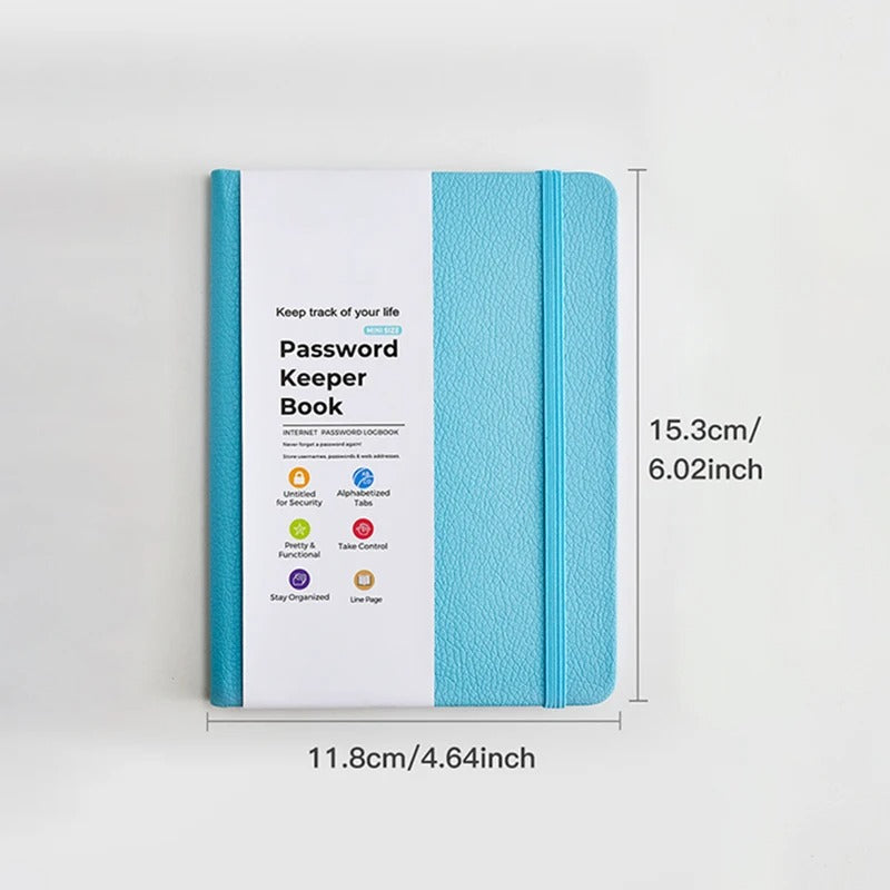 A6 Password Book Keeper