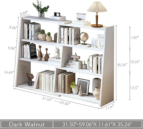 Extendable 3-Tier Ladder Bookshelf