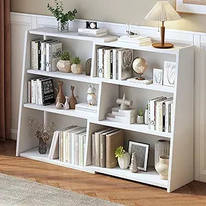 Extendable 3-Tier Ladder Bookshelf