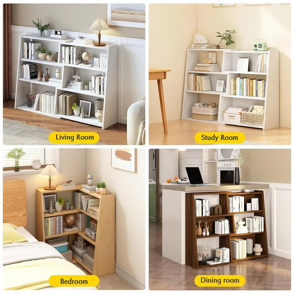 Extendable 3-Tier Ladder Bookshelf